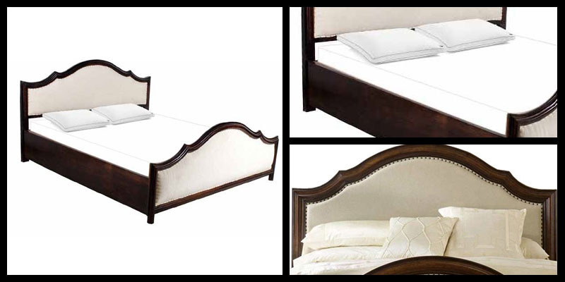 Orevon King Size Bed with Storage in Passion